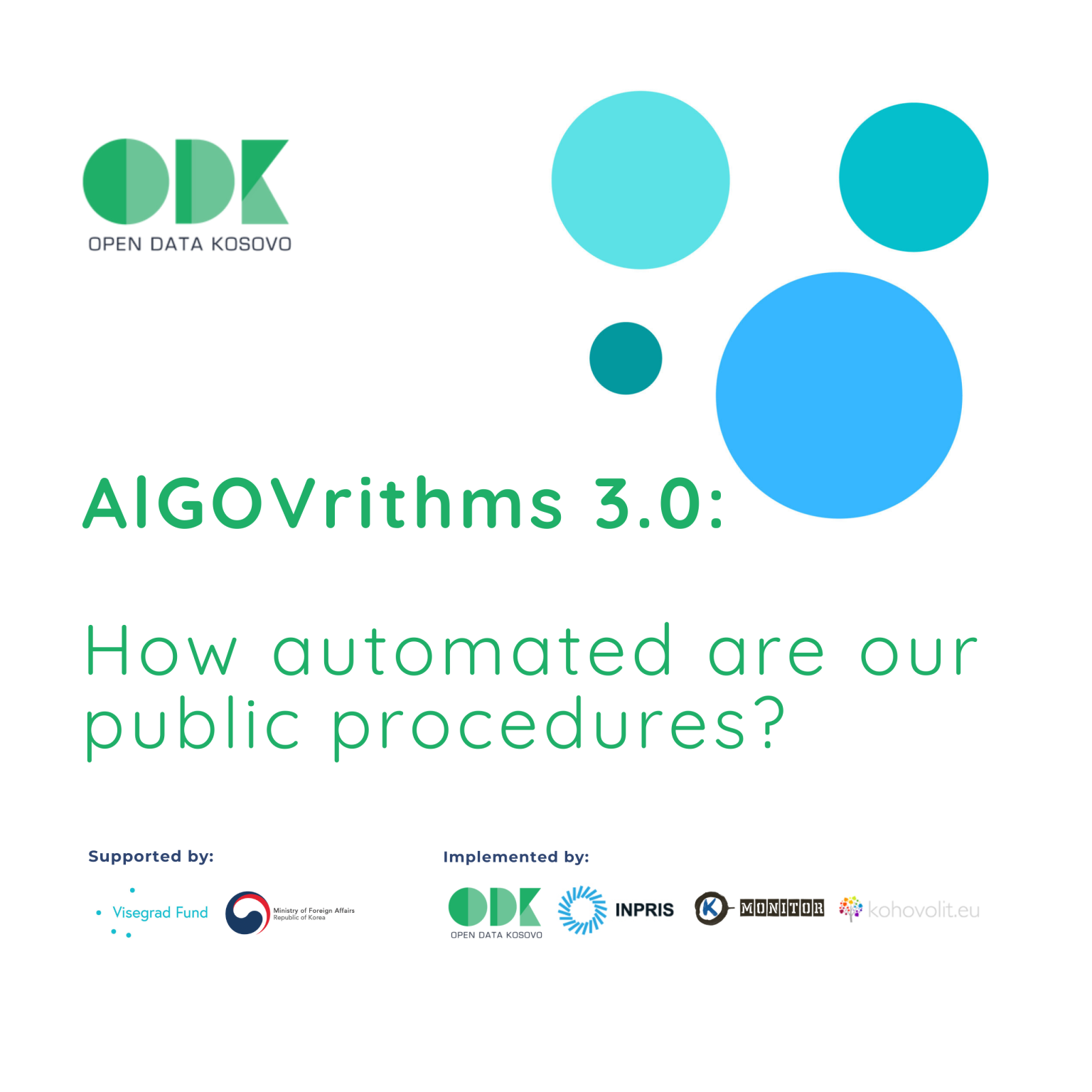 AlGOVrithms 3.0: How automated are our public procedures?